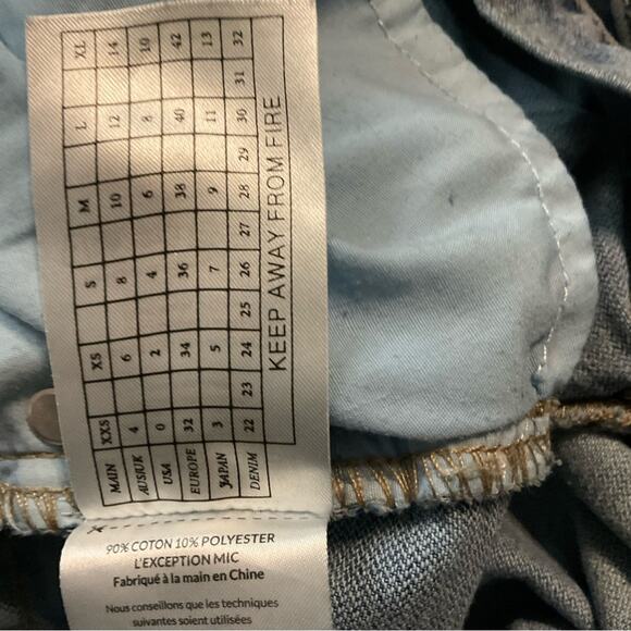 ONE X One Teaspoon Awesome Baggies Medium Rise Jeans 24 Y2K Casual Distressed - Picture 10 of 12